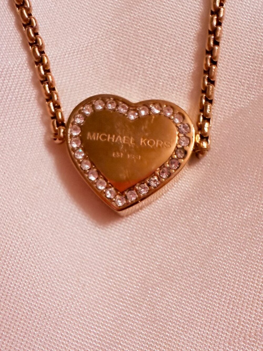 Michael Kors Gold Tone Slider Bracelet